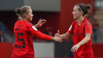 Ana María Guzmán debutó con la camiseta de Bayern Múnich.