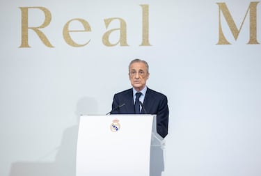 Florentino Pérez presidió la comida de Navidad con los medios y dio un discurso repasando el año que termina y deseando un feliz 2026.