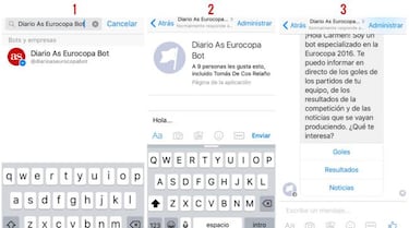 En marcha el Facebook Chatbot AS Eurocopa. ¡Suscríbete!