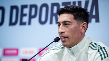 21/01/26 Rueda de prensa de Esteban Andrada jugador Del Real Zaragoza