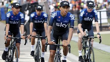 El Sky es liderado por Chris Froome y Egan Bernal