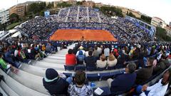 Imagen de la pista central del Real Club de Tenis de Barcelona durante el Barcelona Open Banc Sabadell. La cancha pasar&aacute; a recibir el nombre de Rafa Nadal.