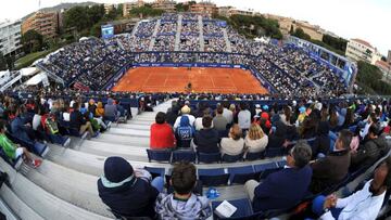Imagen de la pista central del Real Club de Tenis de Barcelona durante el Barcelona Open Banc Sabadell. La cancha pasará a recibir el nombre de Rafa Nadal.