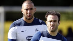 Benzema y Valbuena.