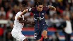 Di Mar&iacute;a con el PSG. 