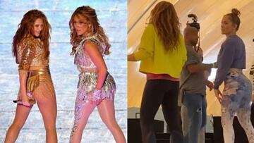 Jennifer López 'enseñó' a Shakira a mover el trasero antes de la Super Bowl