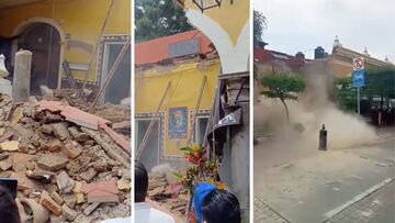VIDEO: momento exacto en que se derrumba bóveda de ‘El Parián’ en Tlaquepaque, Jalisco