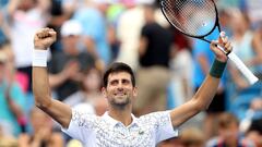 Novak Djokovic vence a Raonic y Goffin se impone a Del Potro