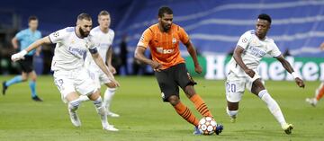 Benzema, Marlon y Vinicius.