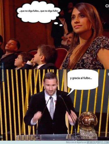Los mejores memes del Balón de Oro 2023