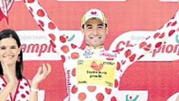 <b>LUNARES. </b>"El podio me ha dejado en blanco", dijo De la Fuente.