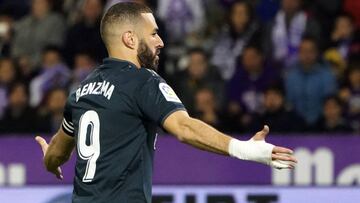 El delantero franc&eacute;s del Real Madrid, Karim Benzema, durante un partido.