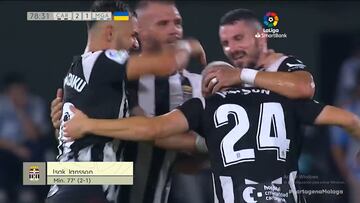 Resumen y goles del Cartagena vs. Málaga de LaLiga SmartBank