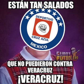 ¡Hasta los memes se sacaron los ojos con el Veracruz vs Cruz Azul