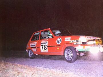 1980. Primera carrera de Carlos Sainz en el Rally Shalymar.