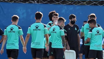Entrenamiento del Espanyol.