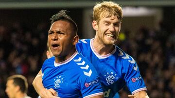 Alfredo Morelos anotó en Europa League