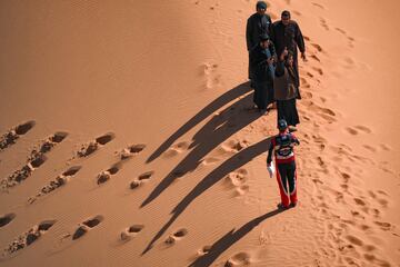 Las imágenes de la accidentada cuarta etapa del Dakar
