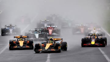 La salida del GP de Australia de 2025.