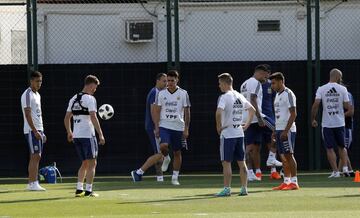 Barcelona 01Junio 2018, EspaÃ±a
Previa al Mundial 2018
Entrenamiento de la seleccion Argentina Ciudad Deportiva Joan Gamper, Barcelona.

Foto Ortiz Gustavo
