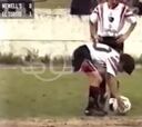 La tremenda exhibición de Messi con 12 años... ¡en puro barro!