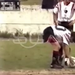 Lionel Messi's early exhibition as a kid at Newell's Old Boys