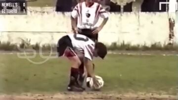 Lionel Messi's early exhibition as a kid at Newell's Old Boys