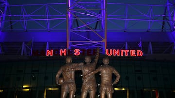 Manchester United Football Club displays an NHS UNITED logo. 