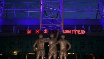 Manchester United Football Club displays an NHS UNITED logo.