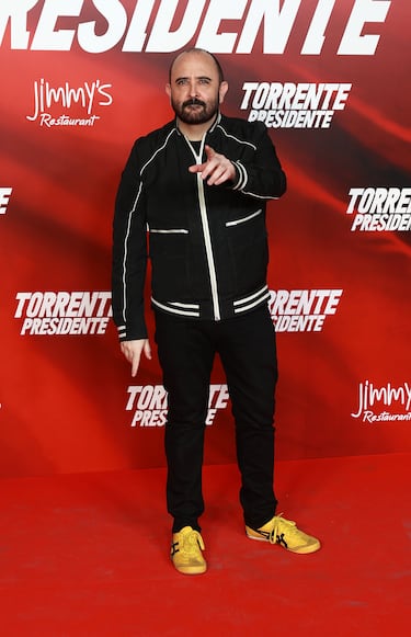 Carlos Areces durante la premier de la película 'Torrente Presidente' en los Cines Callao. 
 
 
 