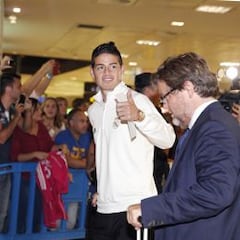 Benítez deja en Madrid a la BBC pero se lleva a James a Cádiz