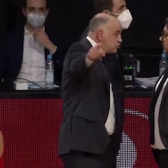 Tensión máxima entre Laso y el técnico del Bayern: encarados tras el pitido final