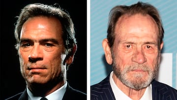 Los protagonistas de 'Men in Black' con Will Smith y Tommy Lee Jones