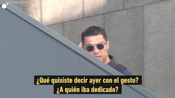 La polémica respuesta de CR7 a periodista por su gesto al Wanda