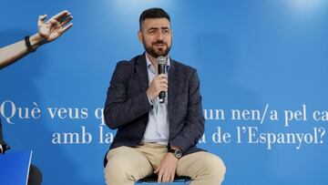 Sergio Aguilar, durante una presentación de renovación de abonos.