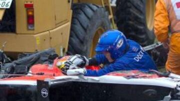Accidente en el circuito japonés de Suzuka