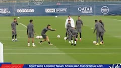 'Violenta' reacción de Neymar: ¡compañero le hizo un túnel y se lo celebró en la cara!