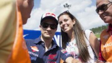 Dani Pedrosa tuvo problemas el primer día de libres en Italia.