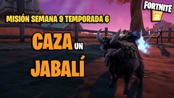 &iquest;D&oacute;nde encontrar jabal&iacute;es y c&oacute;mo cazarlos en Fortnite Temporada 6?