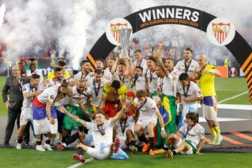 El Sevilla campeón de la Europa League por séptima vez en su historia.