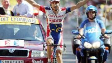 <b>VICTORIA FRANCESA.</b> David Moncoutie ha puesto la nota ganadora a la jornada festiva en Francia.