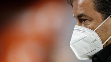 Soccer Football - Copa Libertadores - Group D - River Plate v Junior - Estadio Monumental, Buenos Aires, Argentina - April 28, 2021 River Plate coach Marcelo Gallardo before the match Pool via REUTERS/Natacha Pisarenko