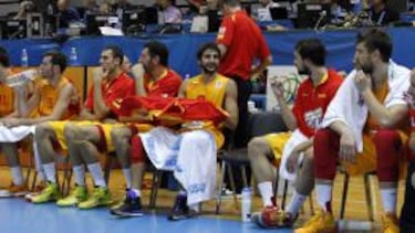 Ricky, junto a Rudy, Aguilar, Mumbrú, Llull y Marc.