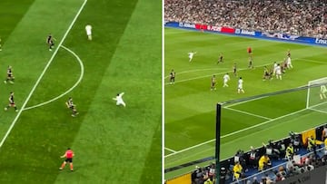 Modric’s insane long-range volley caught from the stands