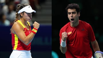 Jessica Bouzas y Jaume Munar.