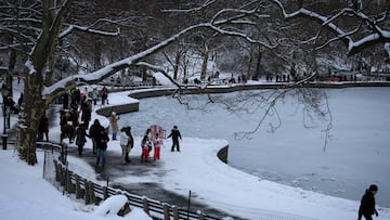 Tormenta de nieve en nochevieja y Año Nuevo en Estados Unidos