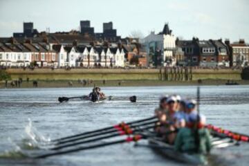 Las imágenes de la regata entre Oxford-Cambridge