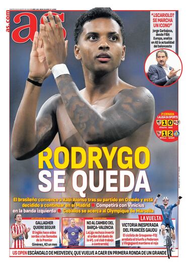 Las portadas de AS de agosto