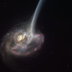 Los astrónomos observan por primera vez la muerte de una galaxia distante