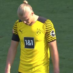 Ver a Haaland fallar algo así en su especialidad es difícil de creer